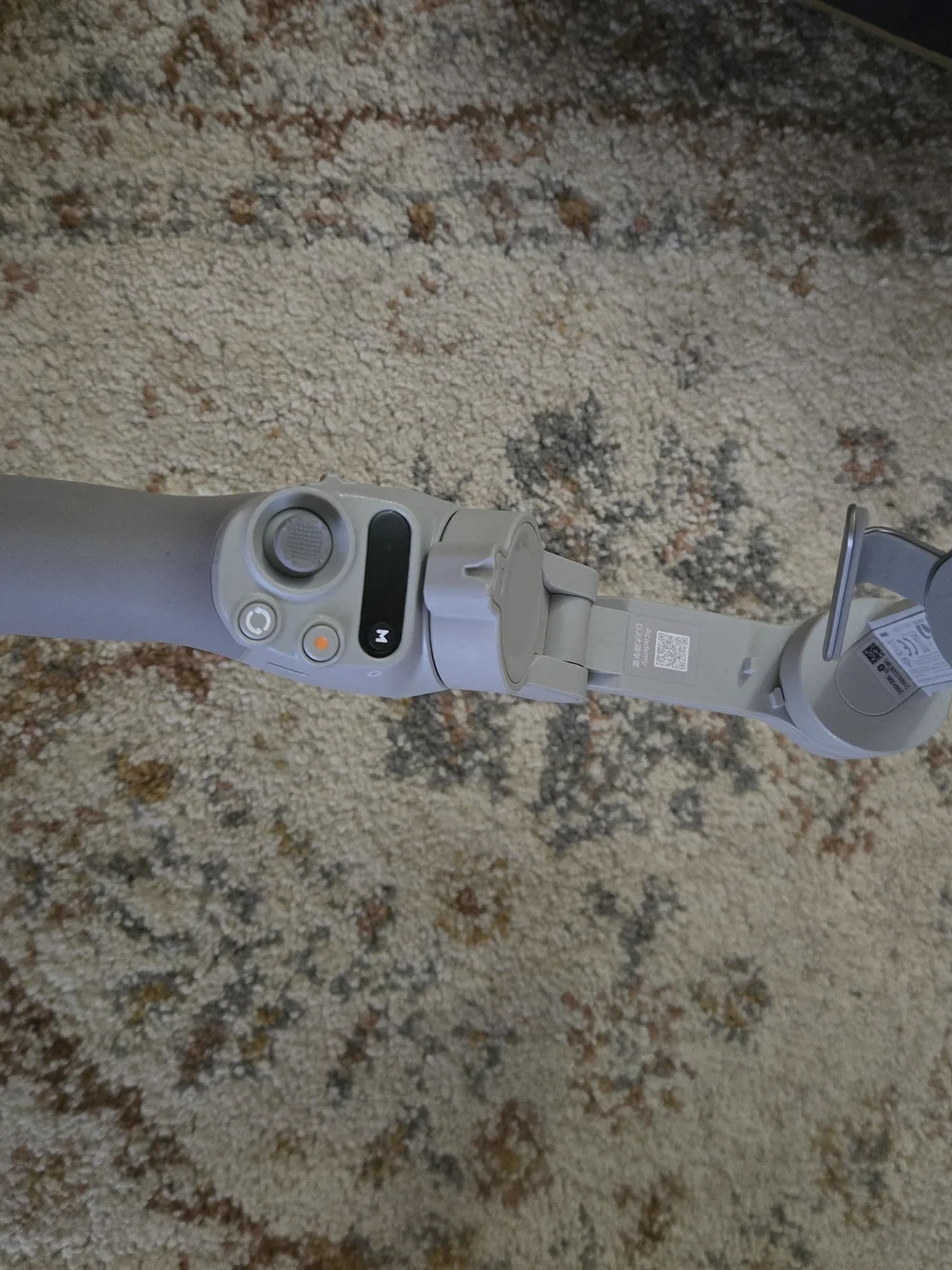 DJI Light Gray Smartphone Gimbal Stabilizer - Portable 3-Axis Handheld